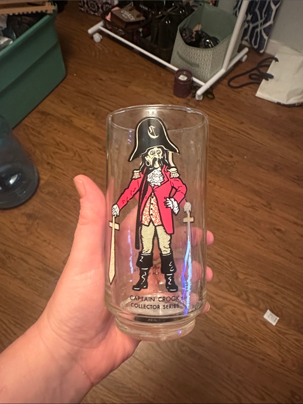 Captain Crook Collector Series Glass - Red Multicolor Design